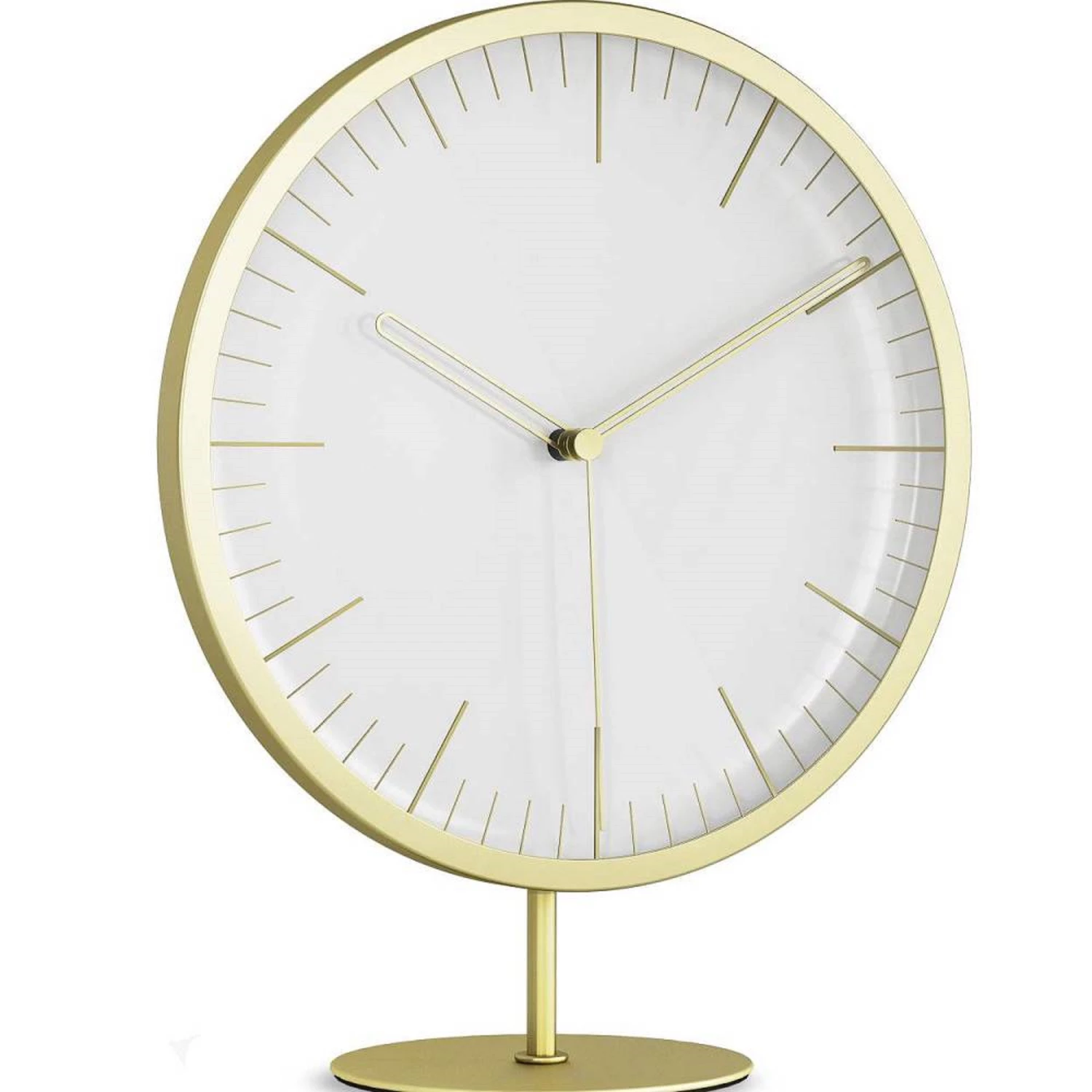 Umbra Infinity Matt Brass Wall/Mantle Clock 3 Umbra Infinity Matt Brass Wall/Mantle Clock