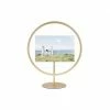 Umbra Brass Infinity Floating Circular Picture Frame 4x6" (10x15cm) 2 Umbra Brass Infinity Floating Circular Picture Frame 4x6" (10x15cm)