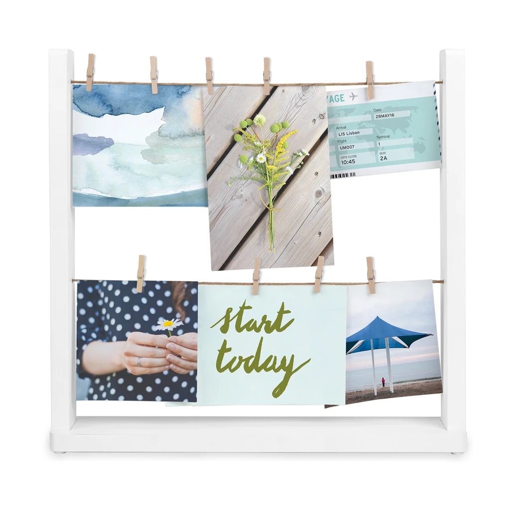 Umbra White Hangit Desktop Photo Display 9 Umbra White Hangit Desktop Photo Display