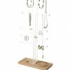 Umbra Trigem 5 Tier Jewelry Stand White/Natural