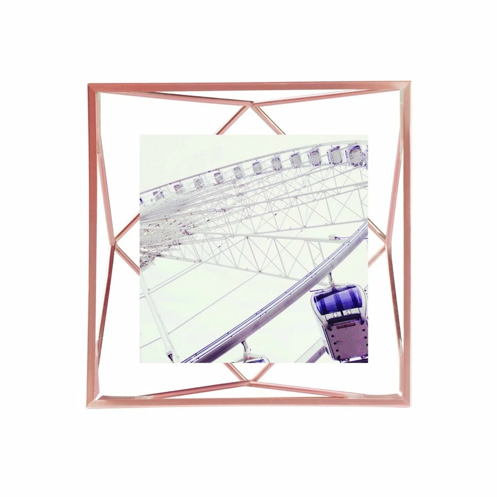 Umbra 4" x 4" Copper Prisma Photo Frame 4 Umbra 4" x 4" Copper Prisma Photo Frame