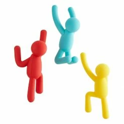 Umbra Set of 3 Multicoloured Buddy Hooks 10 Umbra Set of 3 Multicoloured Buddy Hooks