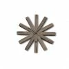 Umbra Aged Walnut Ribbonwood Wall Clock 1 Umbra Aged Walnut Ribbonwood Wall Clock