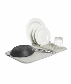 Umbra Mini Light Grey Microfibre UDry Dish Rack