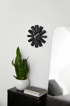 Umbra Black Ribbon Wall Clock 9 Umbra Black Ribbon Wall Clock