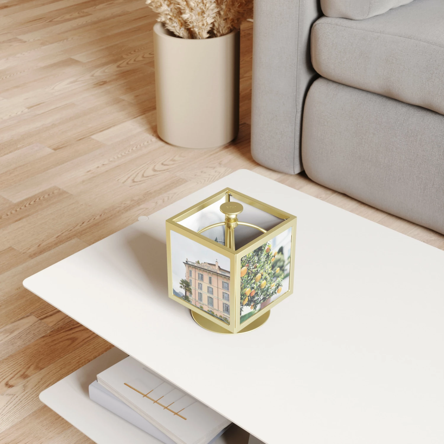 Umbra Brass Rocker 360Degree Photo Display Frame 7 Umbra Brass Rocker 360Degree Photo Display Frame