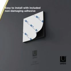 Umbra Set of 3 Hubba Pebble Wall Mirrors with Brass Finish 13 Umbra Set of 3 Hubba Pebble Wall Mirrors with Brass Finish