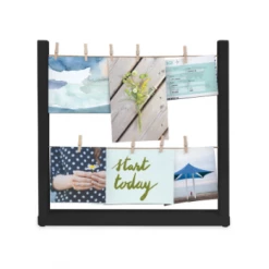Umbra Black Hangit Desktop Photo Display