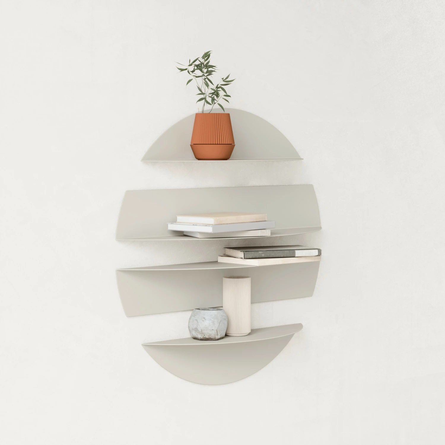 Umbra Stone Grey Solis Wall Shelves 9 Umbra Stone Grey Solis Wall Shelves