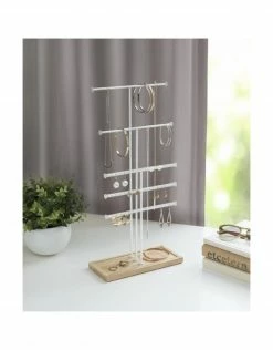 Umbra White Natural Jewelry Stand