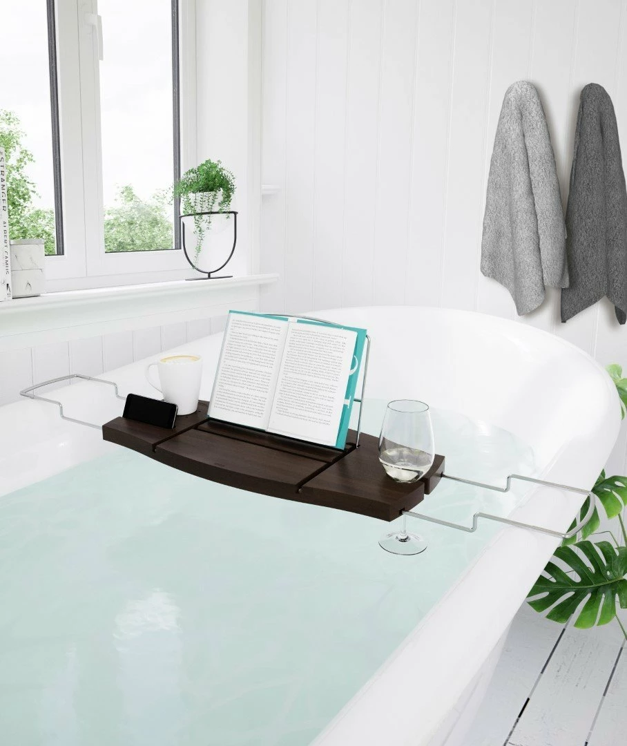 Umbra Pont Tablette De Baignoire Aquala Coloris Noyer 5 Umbra Pont Tablette De Baignoire Aquala Coloris Noyer