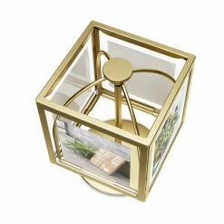 Umbra Brass Rocker 360Degree Photo Display Frame 9 Umbra Brass Rocker 360Degree Photo Display Frame
