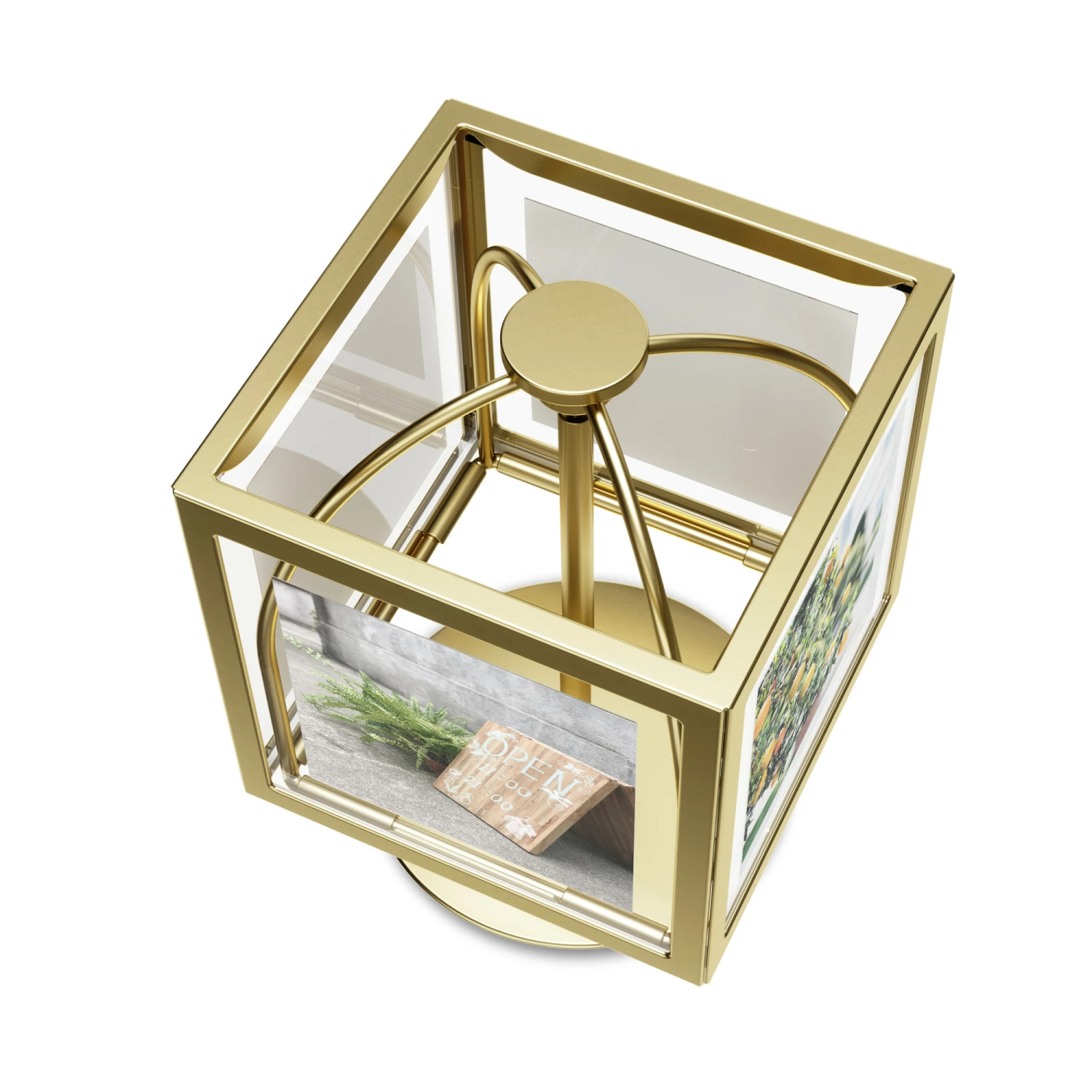 Umbra Brass Rocker 360Degree Photo Display Frame 5 Umbra Brass Rocker 360Degree Photo Display Frame
