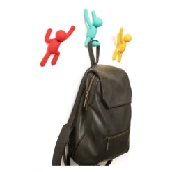 Umbra Red Yellow and Turquoise Buddy Wall Hooks