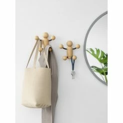 Umbra Patère Woody Noir/Naturel 16 Umbra Patère Woody Noir/Naturel