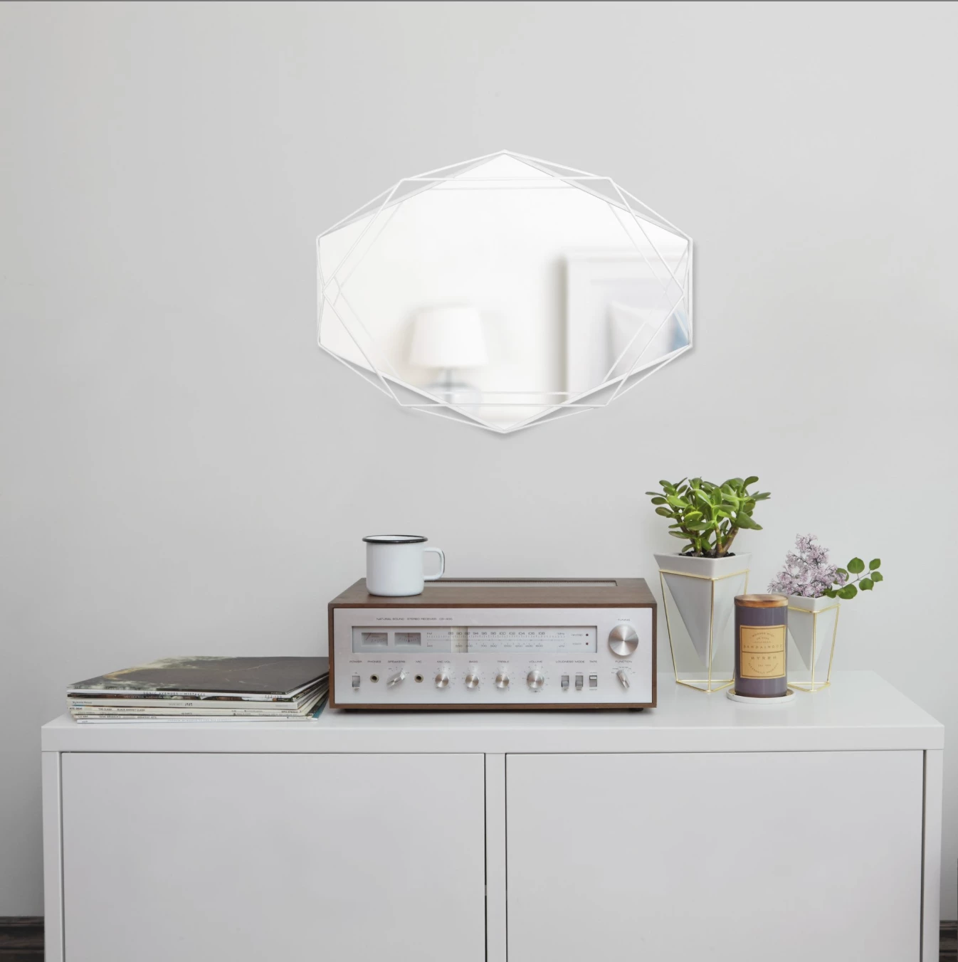 Umbra Prisma Mirror White 4 Umbra Prisma Mirror White