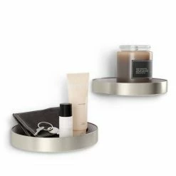 Umbra Set De 2 Étagères Murales Perch Coloris Nickel