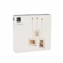 Umbra Brass Fotochain Picture Frame Set of 3 11 Umbra Brass Fotochain Picture Frame Set of 3