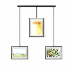 Umbra Exhibit 3OP Multi Photo Display Frame Black