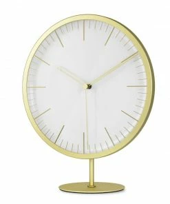 Umbra Horloge À Poser Ou Mural Infinity Doré Mat