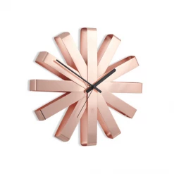 Umbra Copper Ribbon Wall Clock