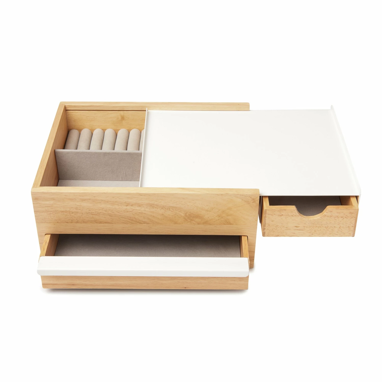 Umbra White Natural Stowit Storage Box 3 Umbra White Natural Stowit Storage Box