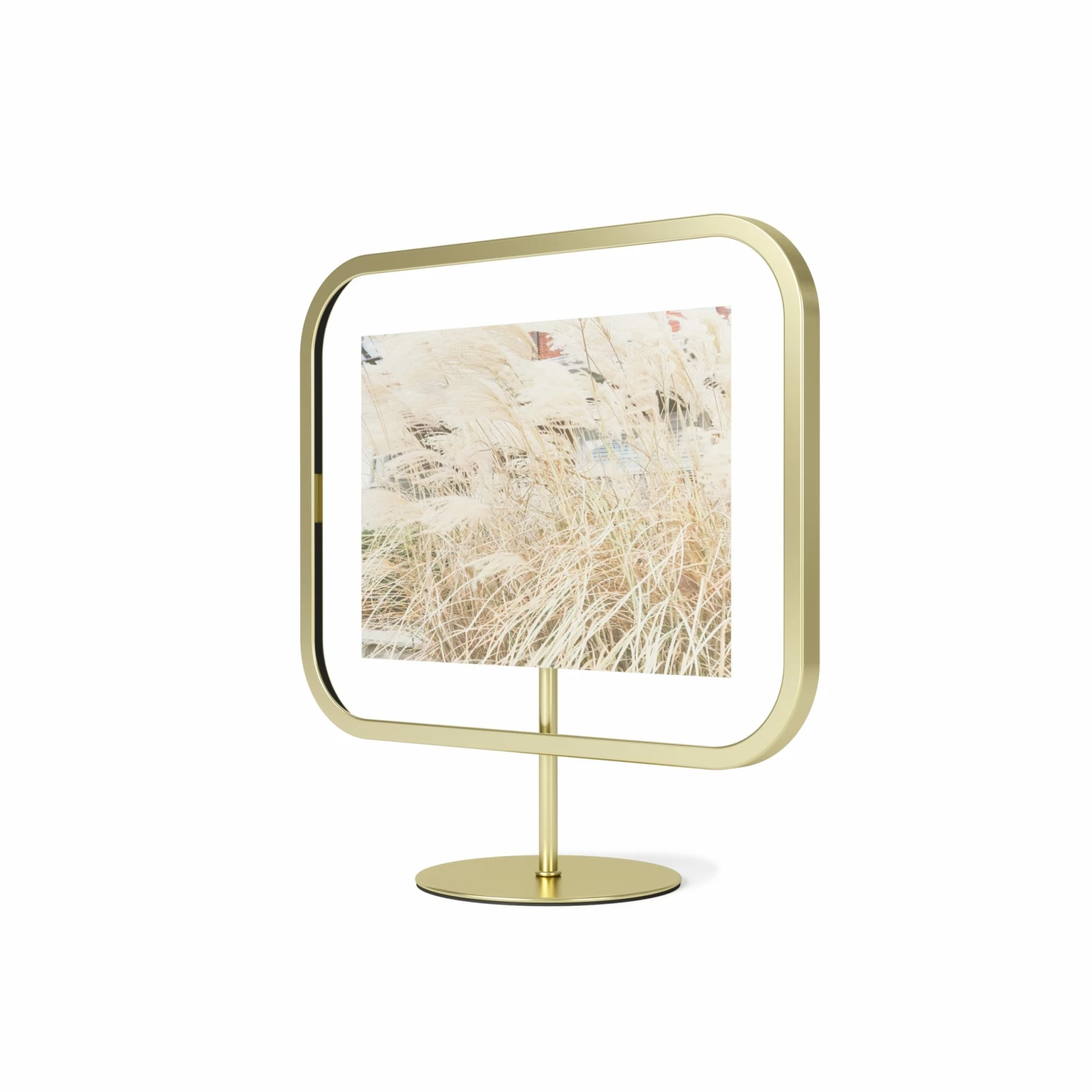 Umbra Brass Infinity Sqround Photo Frame 5" x 7" 4 Umbra Brass Infinity Sqround Photo Frame 5" x 7"