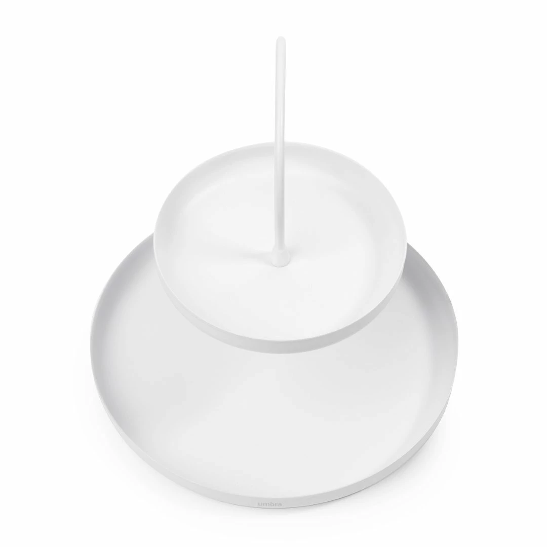 Umbra Présentoir À Deux Niveaux Poise Blanc 5 Umbra Présentoir À Deux Niveaux Poise Blanc