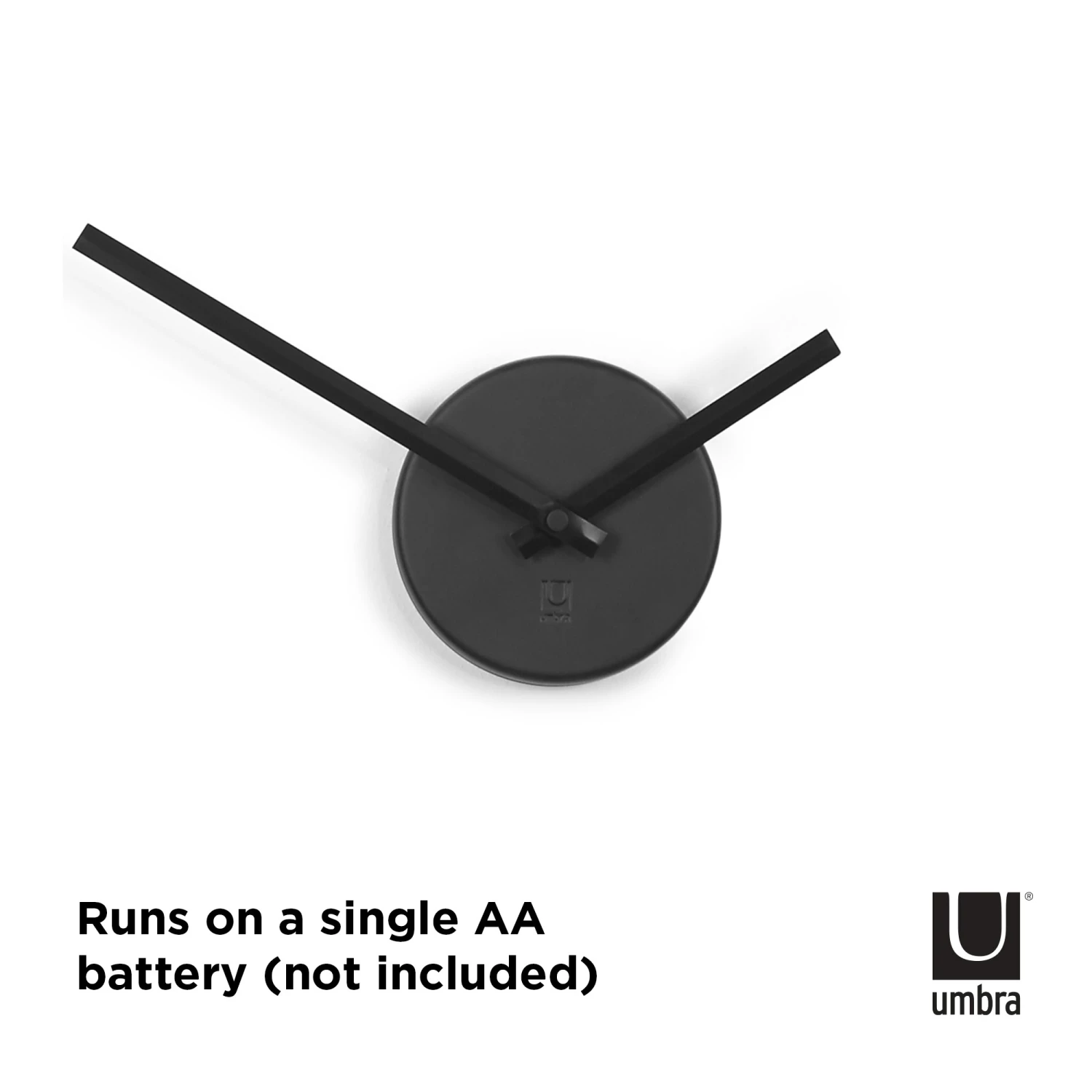 Umbra Black Blink Wall Clock 14 Umbra Black Blink Wall Clock