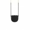 Umbra Black Bolo Hanging Planter 1 Umbra Black Bolo Hanging Planter