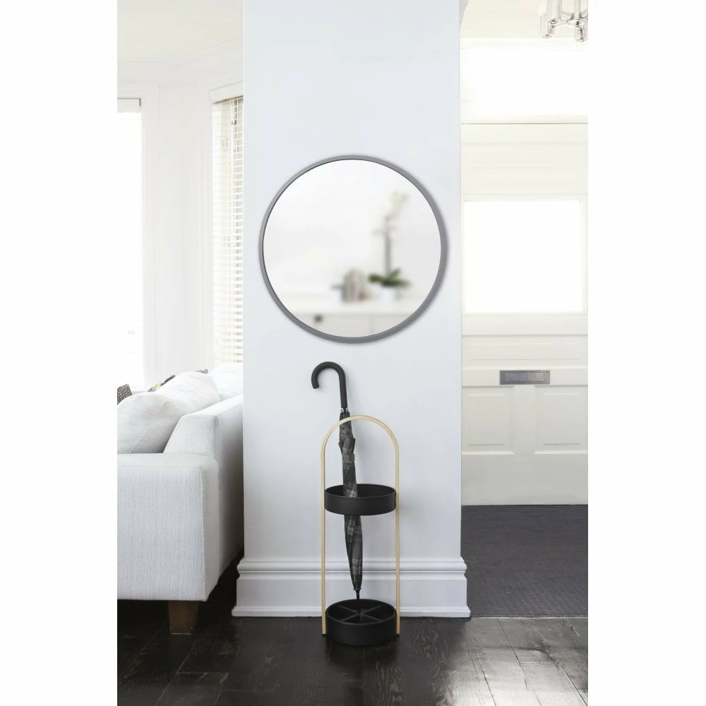 Umbra 24 inch Grey Hub Wall Mirror 5 Umbra 24 inch Grey Hub Wall Mirror
