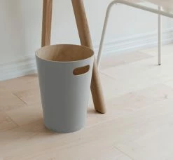 Umbra Grey Woodrow Waste Bin
