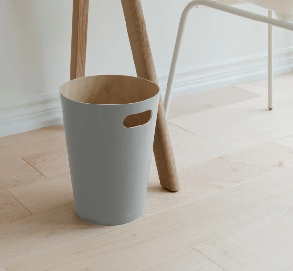 Umbra Grey Woodrow Waste Bin 4 Umbra Grey Woodrow Waste Bin