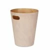 Umbra 7.5 Litre White and Natural Woodrow Waste Bin 1 Umbra 7.5 Litre White and Natural Woodrow Waste Bin