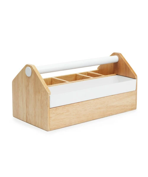 Umbra White and Natural Toto Medium Storage Box 4 Umbra White and Natural Toto Medium Storage Box