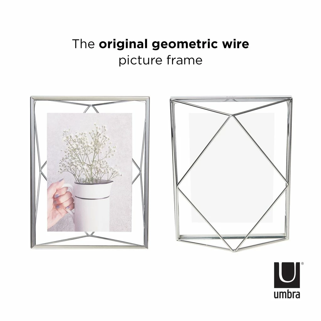 Umbra 5 x 7 Chrome Prisma Photo Frame 5 Umbra 5 x 7 Chrome Prisma Photo Frame