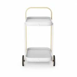 Umbra White/Natural Bellwood Serving Trolley 13 Umbra White/Natural Bellwood Serving Trolley