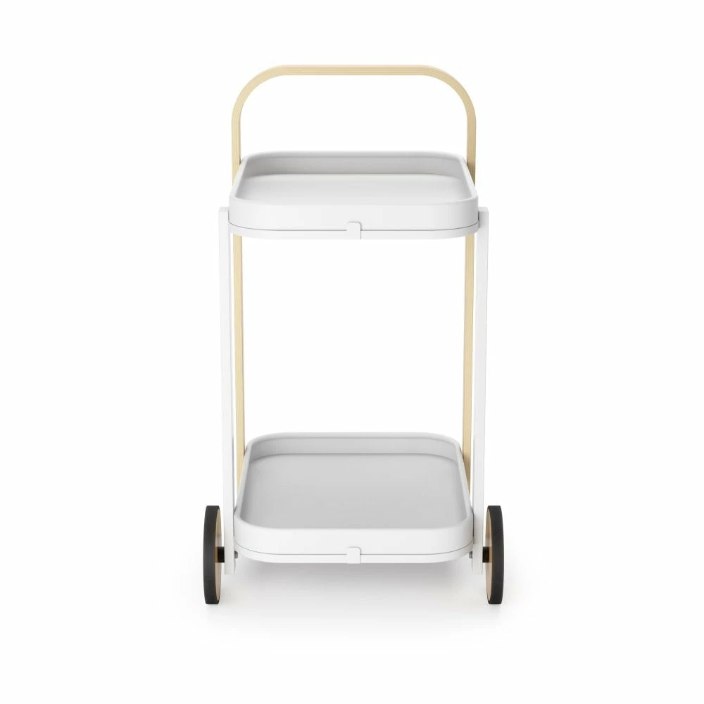 Umbra White/Natural Bellwood Serving Trolley 6 Umbra White/Natural Bellwood Serving Trolley