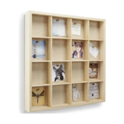 Umbra Natural Wood Gridlock Photopanel 9 Umbra Natural Wood Gridlock Photopanel