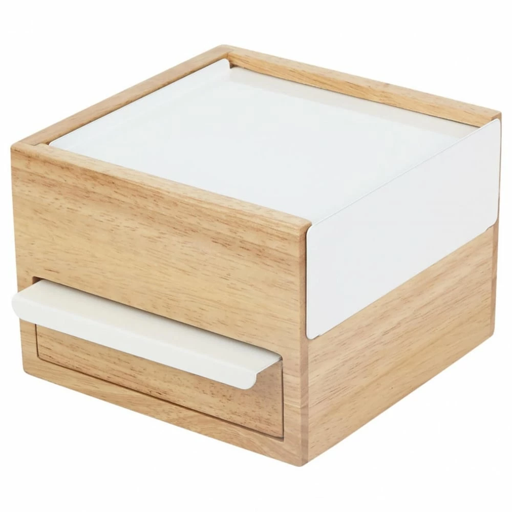 Umbra White & Natural Mini Stowit Jewellery Box 4 Umbra White & Natural Mini Stowit Jewellery Box