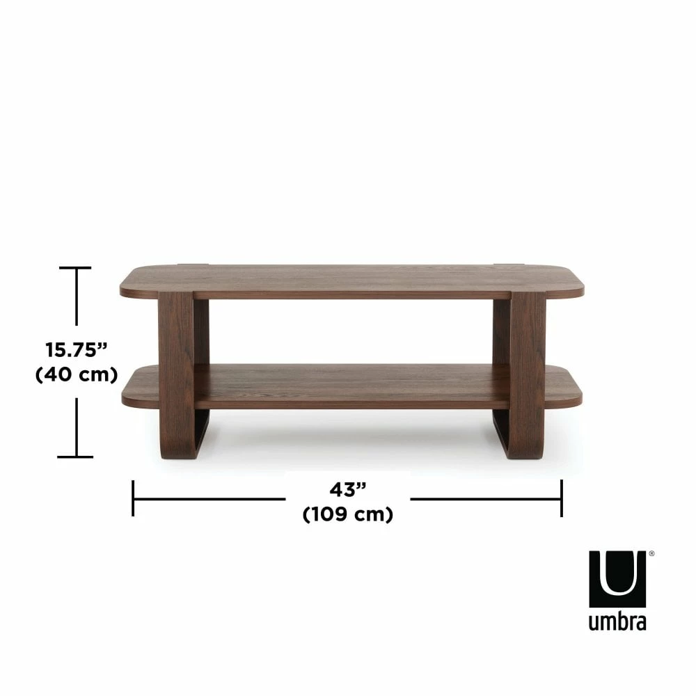 Umbra Aged Walnut Bellwood Coffee Table 6 Umbra Aged Walnut Bellwood Coffee Table