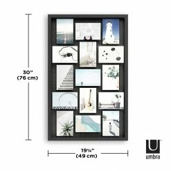 Umbra Black Pixie Multi Photo Wall Frame