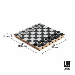 Umbra Rolz Chess/Checkers Set 14 Umbra Rolz Chess/Checkers Set