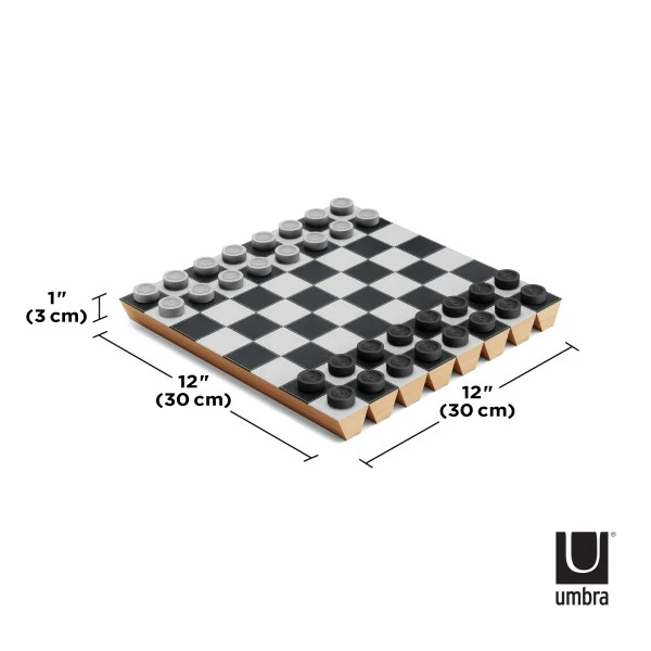 Umbra Rolz Chess/Checkers Set 8 Umbra Rolz Chess/Checkers Set