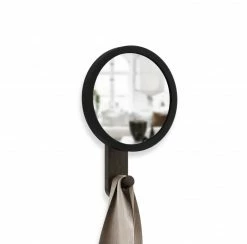 Umbra Hub Mirror Wall Hook in Walnut and Black 8 Umbra Hub Mirror Wall Hook in Walnut and Black